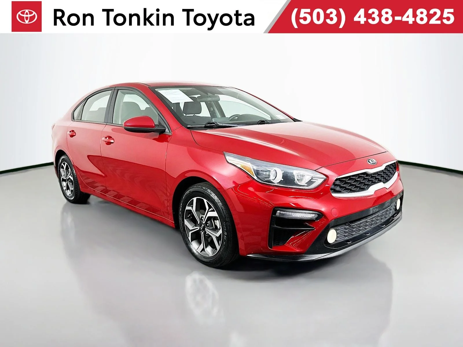 Used 2021 Currant Red Kia LXS image 1