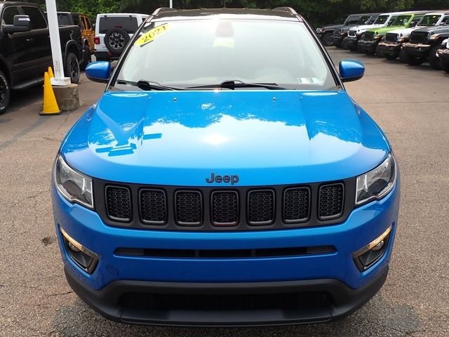 Certified Used 2021 Blue Jeep Latitude image 10