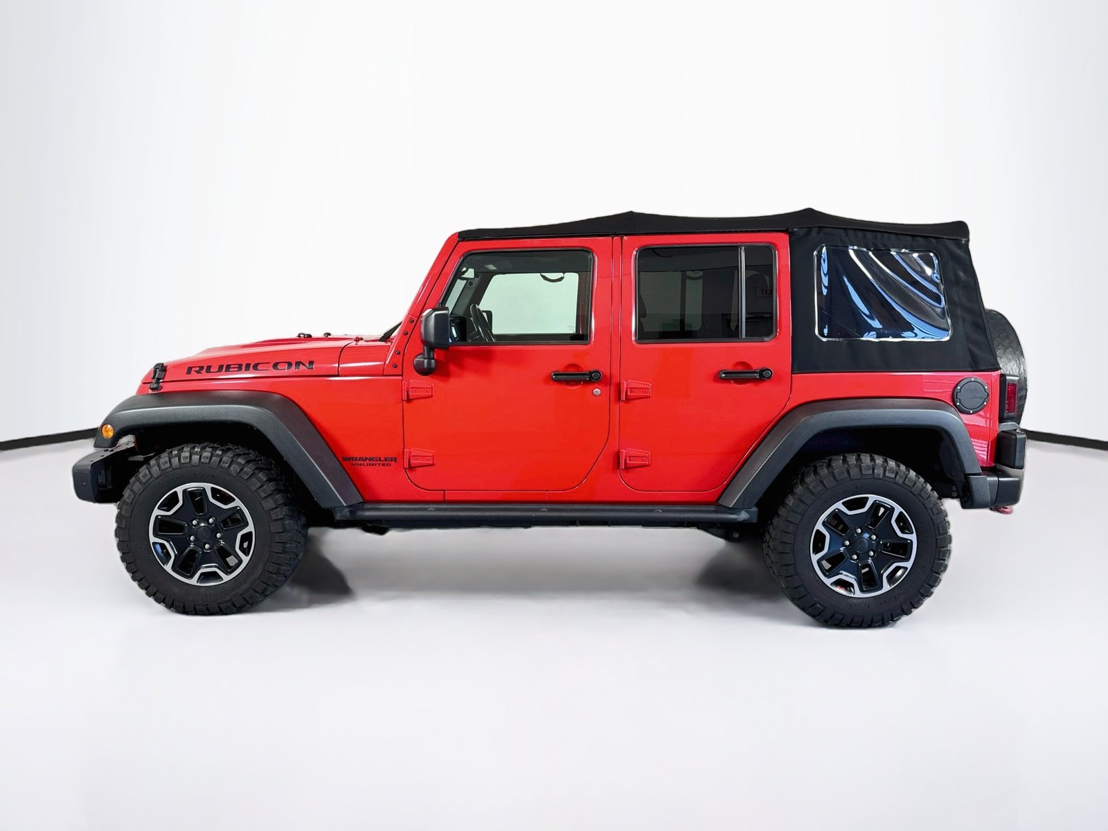 Used 2016 Firecracker Red Clearcoat Jeep Rubicon Hard Rock image 2