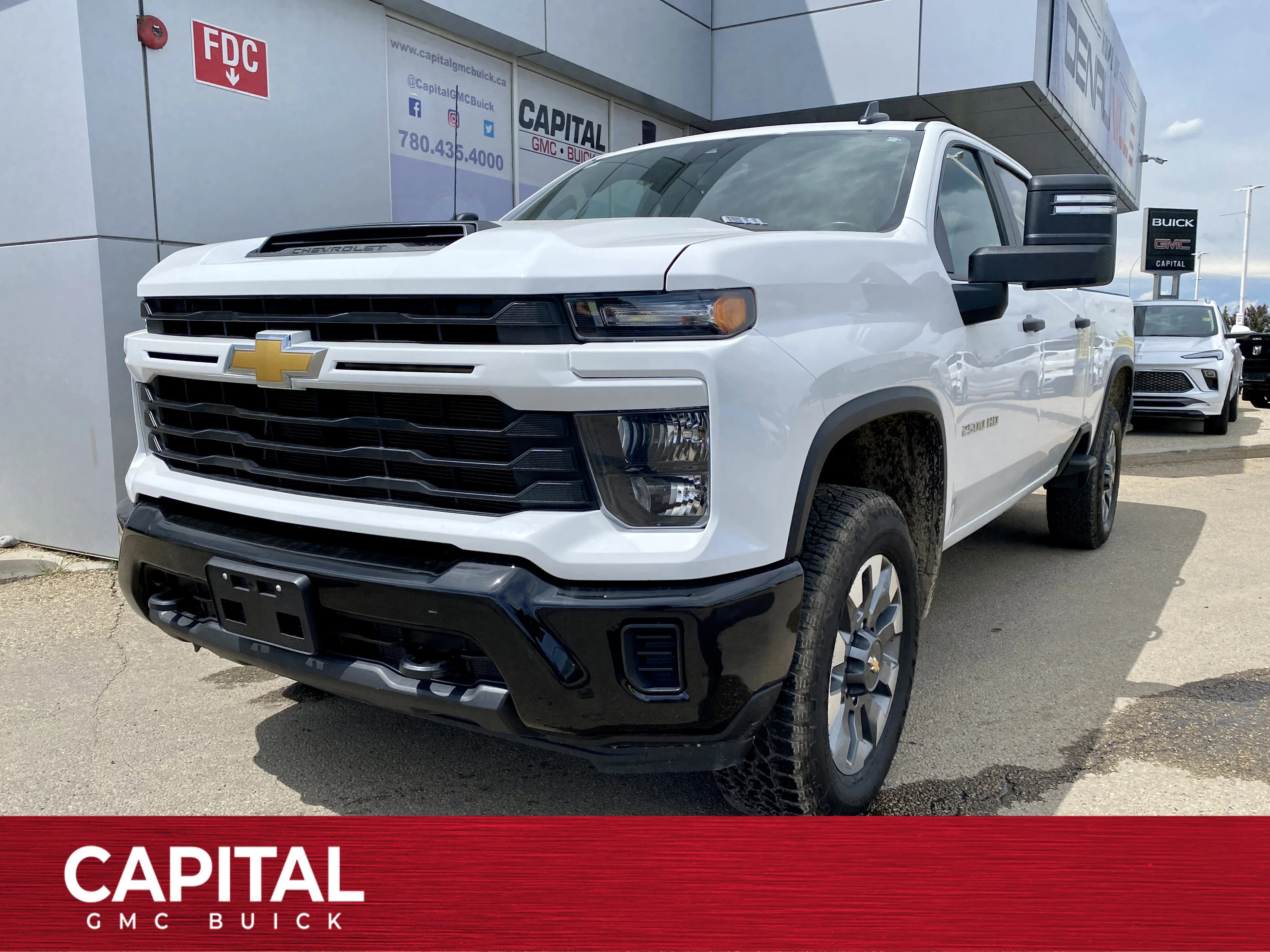 Used 2024 White Chevrolet Custom Crew Cab image 1
