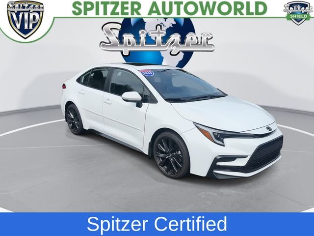 Used 2025 White Toyota SE image 2