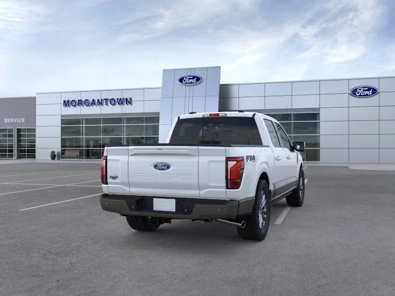 New 2026 Star White Metallic Tri-Coat Ford King Ranch image 8