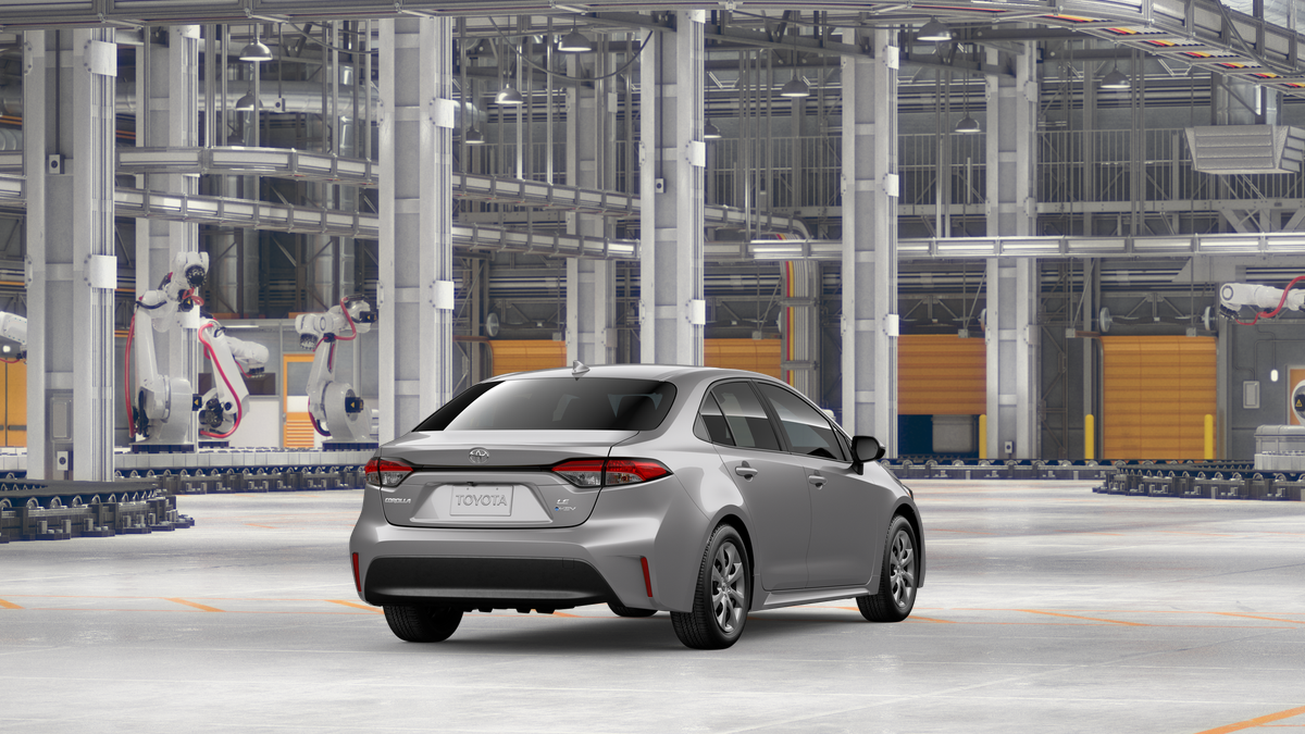 New 2026 Classic Silver Metallic Toyota Hybrid LE image 9