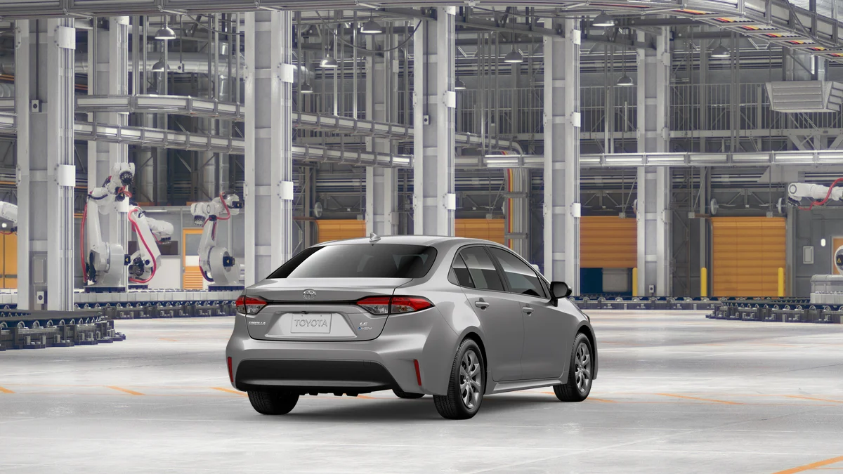 New 2026 Classic Silver Metallic Toyota Hybrid LE image 9