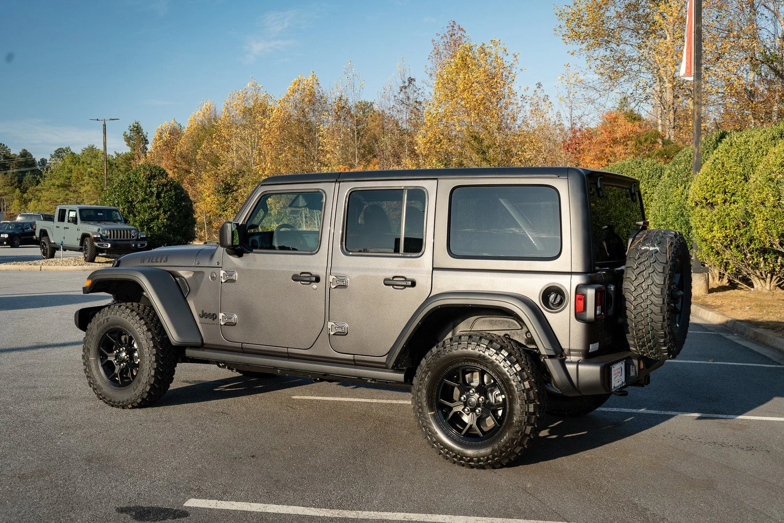 New 2026 Granite Crystal Metallic Clear-Coat Exterior Paint Jeep Willys image 7