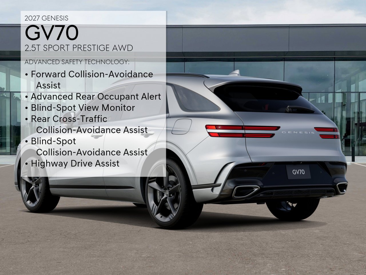 New 2027 Savile Silver Genesis 2.5T SPORT PRESTIGE image 7