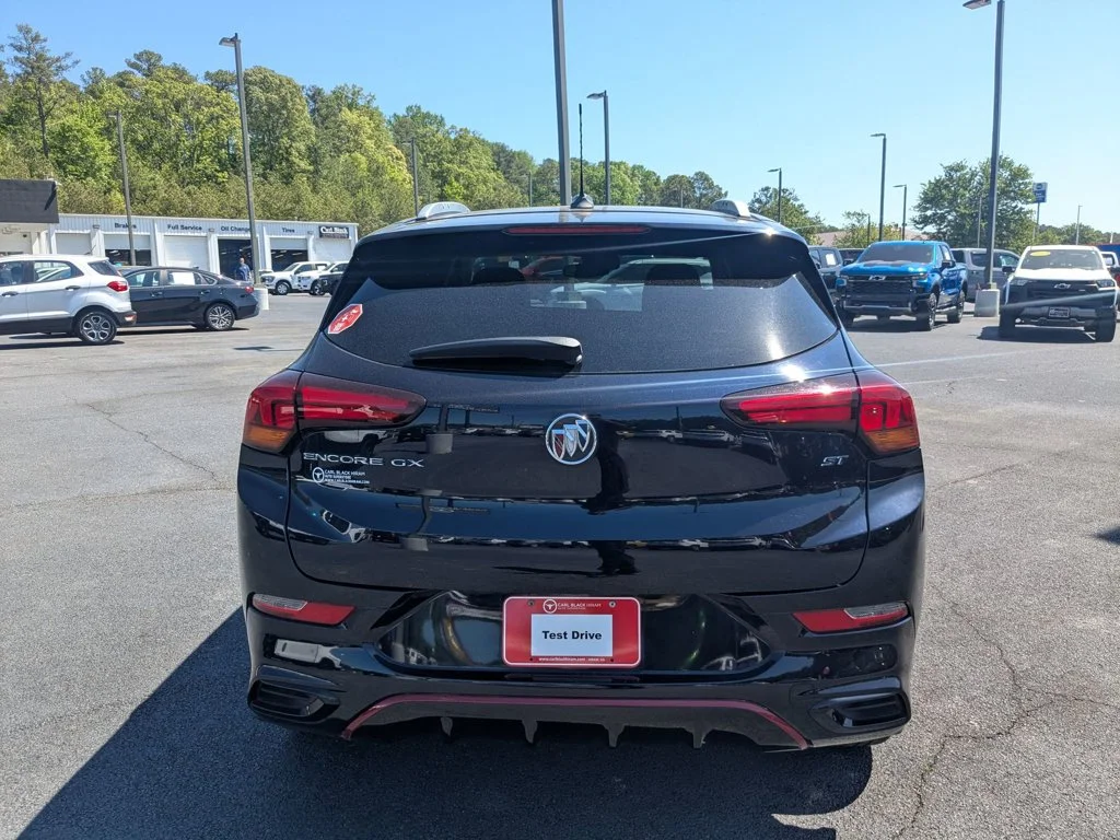 Used 2021 Dark Moon Blue Metallic Buick Preferred image 6