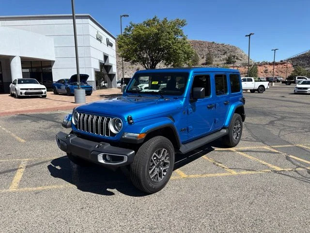 New 2026 Hydro Blue Pearl-Coat Exterior Paint Jeep Sahara image 2
