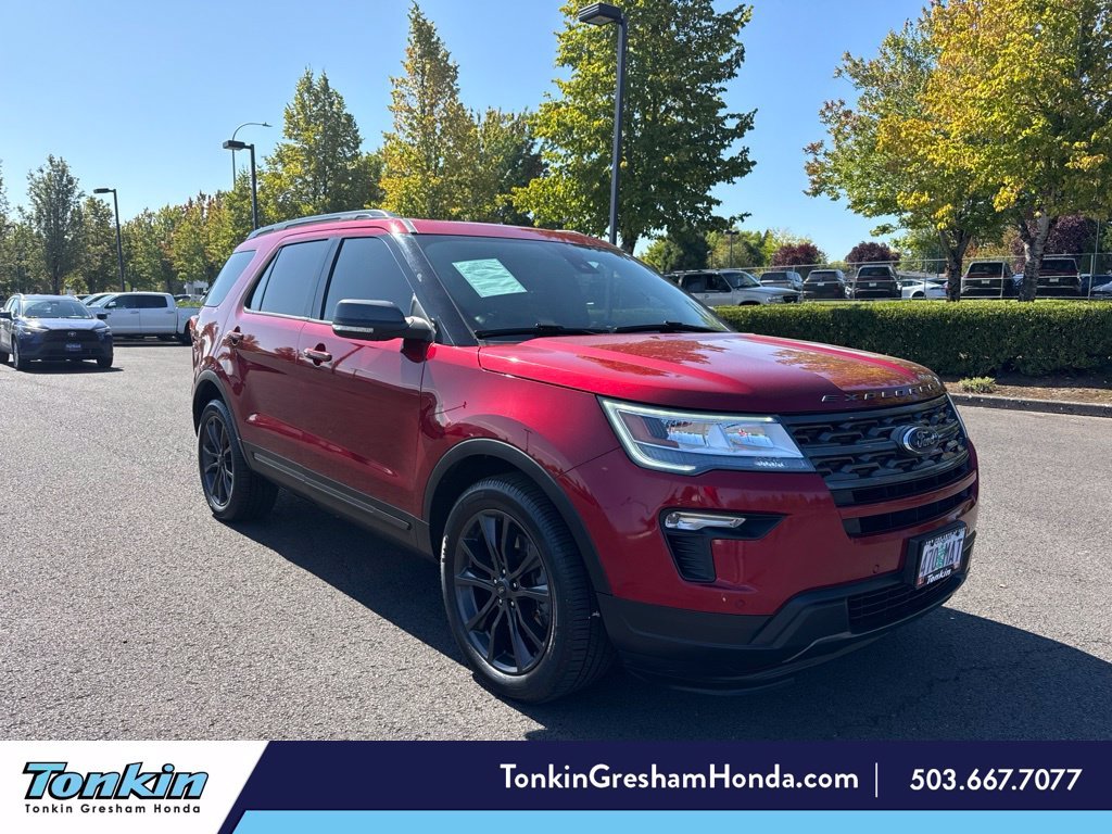 Used 2019 Ruby Red Metallic Ford XLT image 1