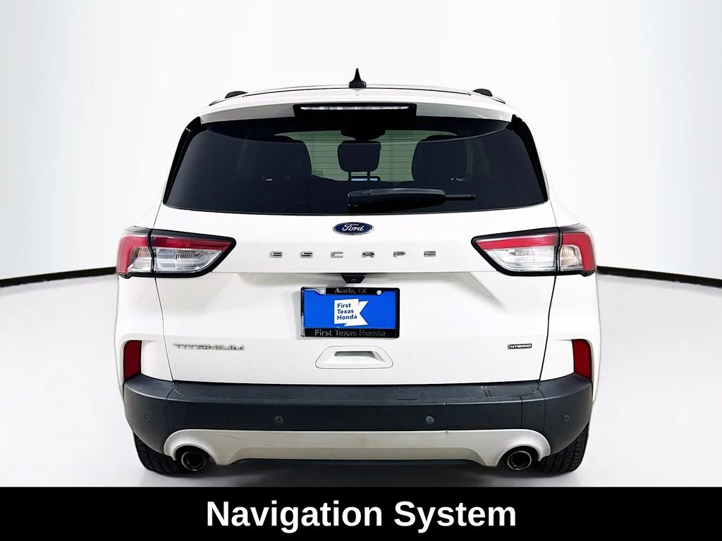 Used 2020 White Metallic Ford Titanium image 6