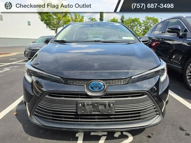 Used 2023 Midnight Black Metallic Toyota LE image 2