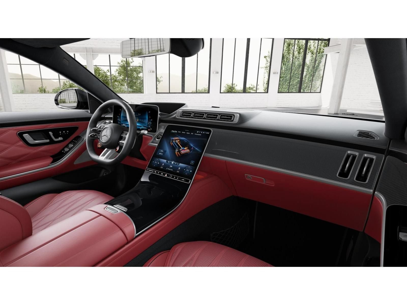 New 2026 MANUFAKTUR Moonlight White Metallic Mercedes-Benz S 63 E AMG® image 52