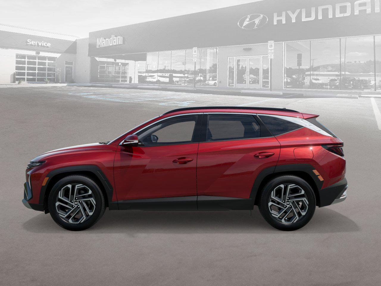 New 2026 Red Hyundai Limited AWD image 3