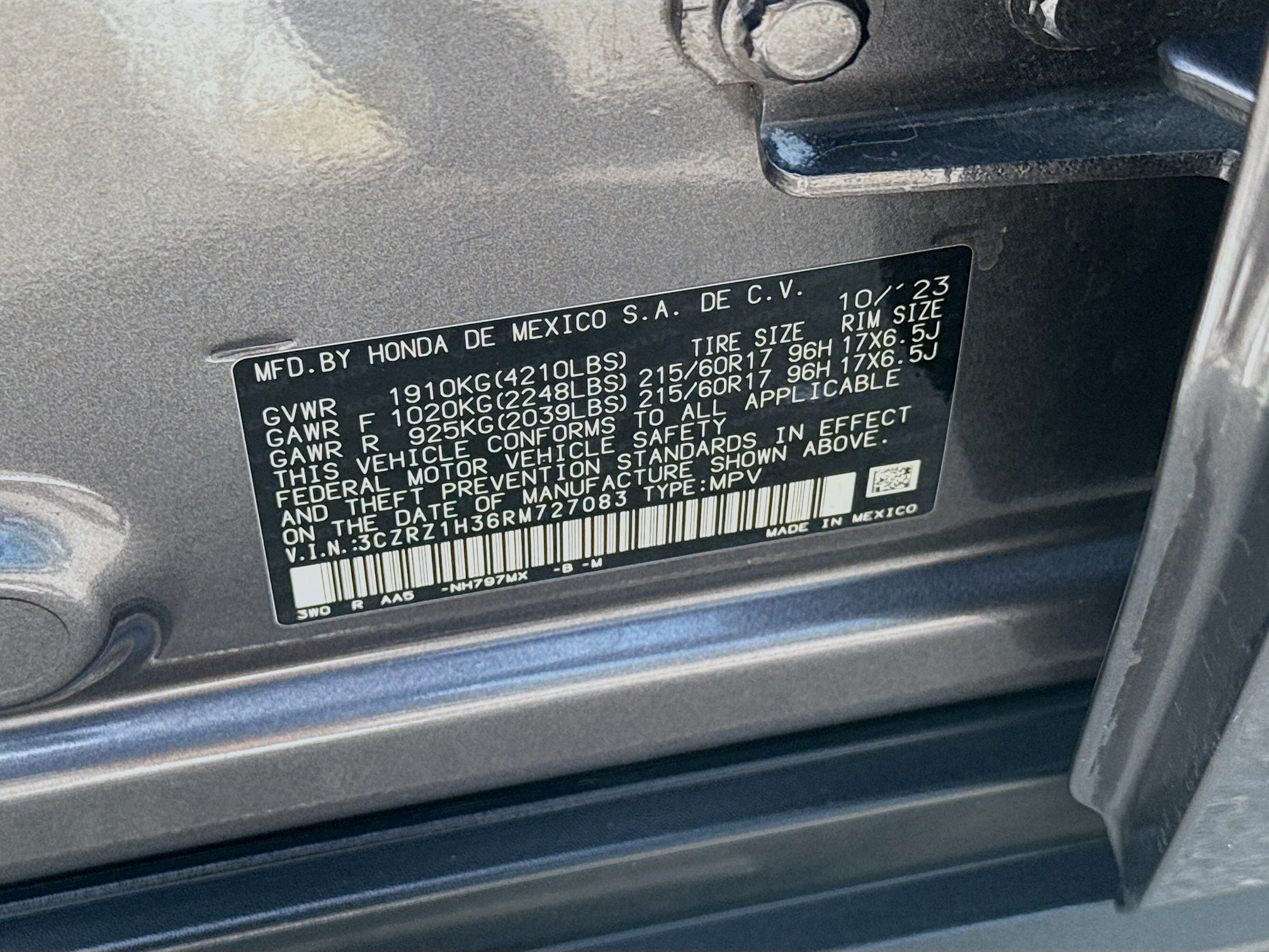 Certified Used 2024 Urban Gray Pearl Honda LX image 36