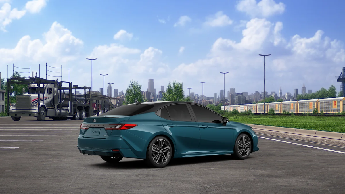 New 2027 Ocean Gem with Midnight Black Metallic roof Toyota XSE image 10