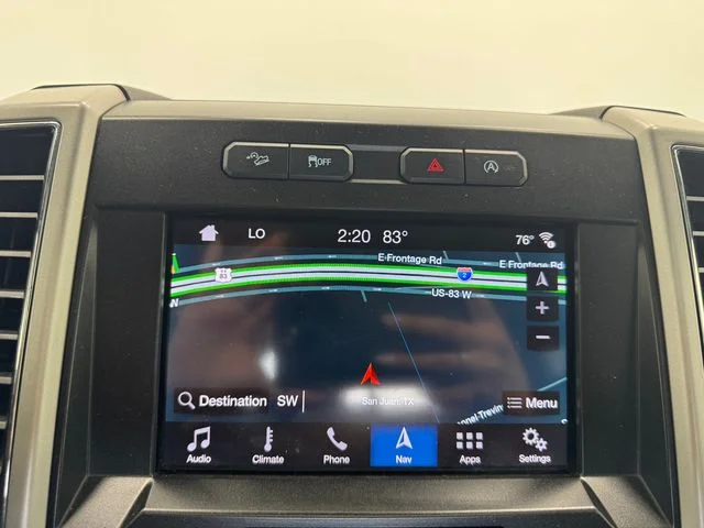 Used 2019 White Platinum Clearcoat Metallic Ford Lariat image 30