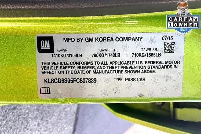 Used 2015 Lime Chevrolet 1LT image 31