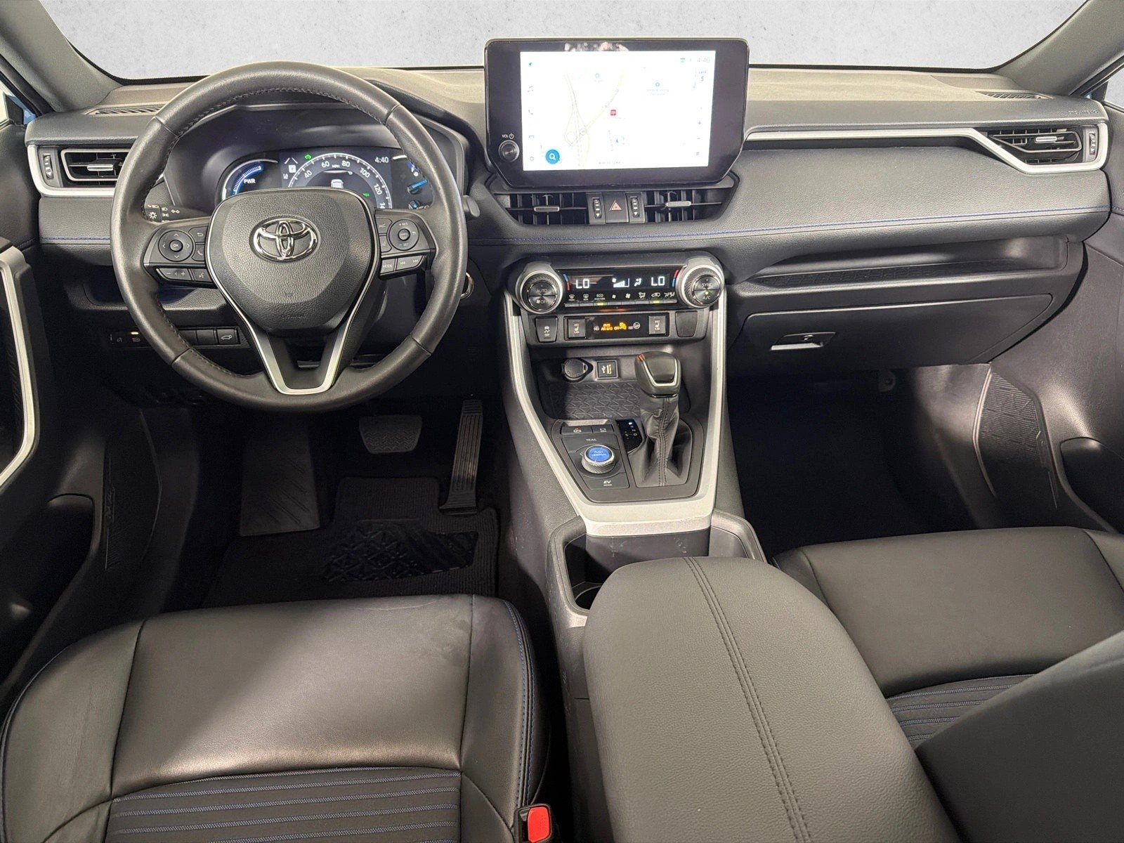 Used 2024 Cavalry Blue/Midnight Black Metallic Toyota Hybrid XSE image 25