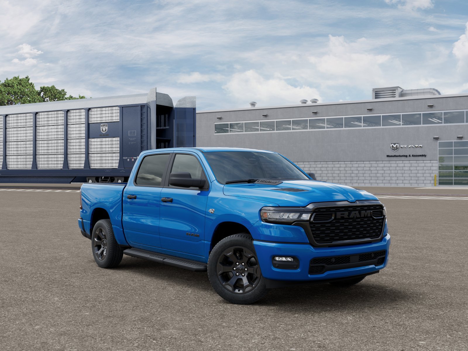 New 2026 Hydro Blue Pearlcoat RAM Express image 3