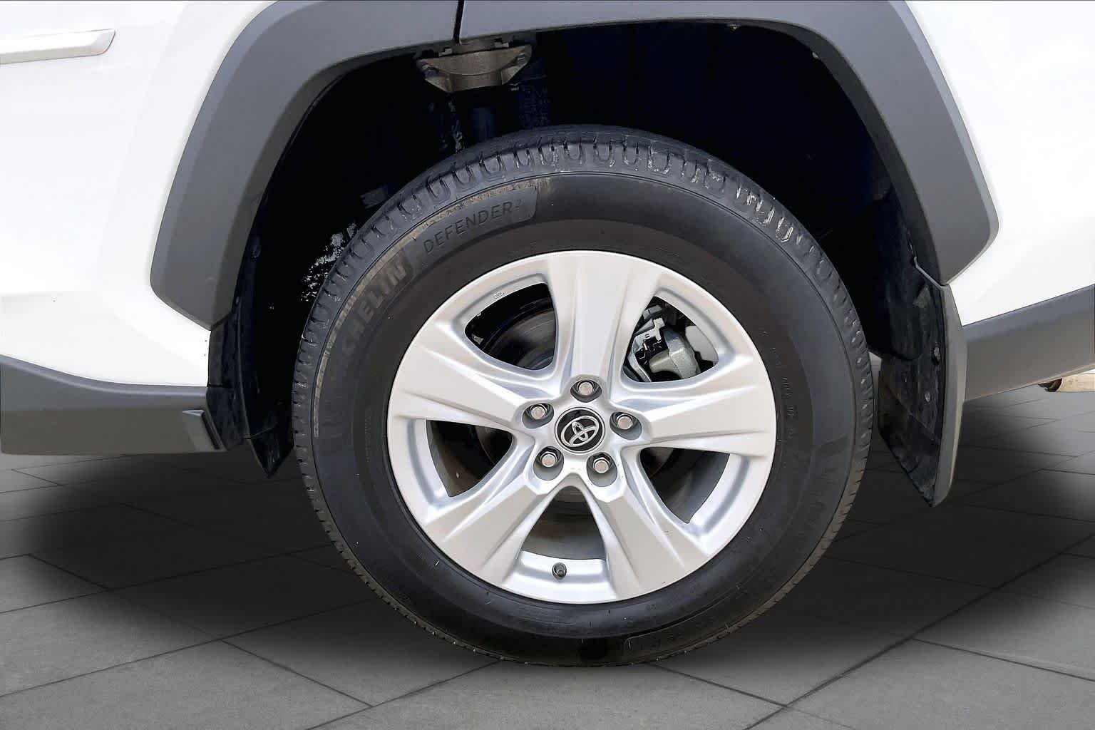 Used 2021 Super White Toyota XLE image 11