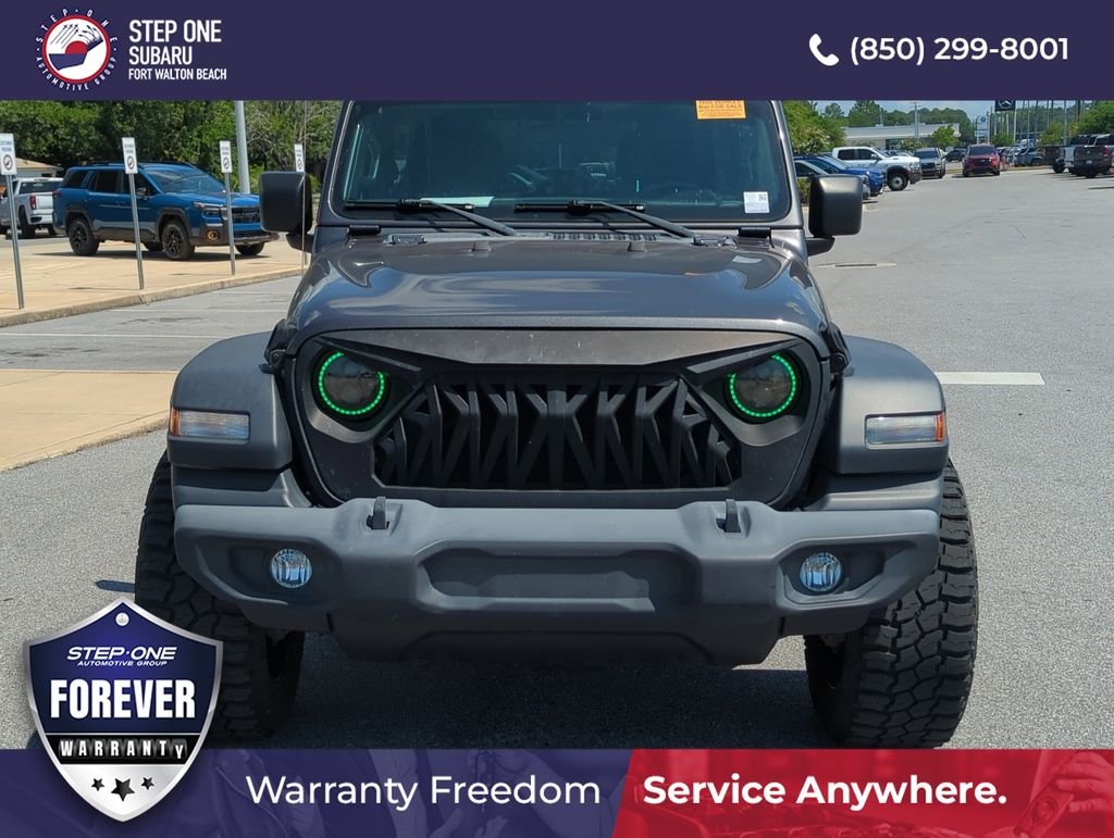Used 2020 Gray Jeep Unlimited Sport S image 10