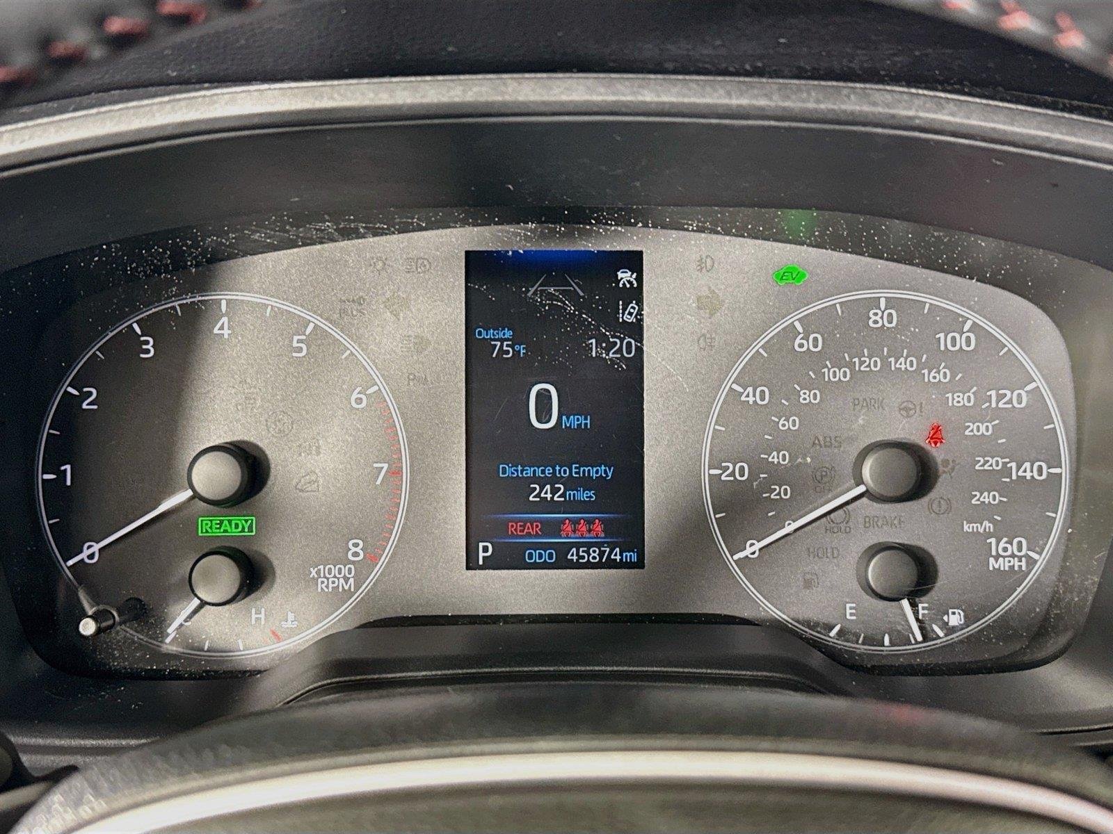 Certified Used 2024 Barcelona Red Metallic/Jet Black Toyota Hybrid Nightshade Edition image 18