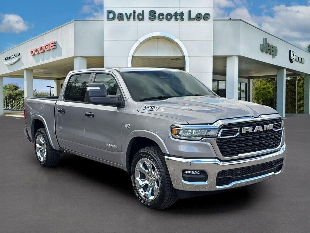 New 2026 Billet Silver Metallic Clear-Coat Exterior Paint RAM Big Horn/Lone Star image 3