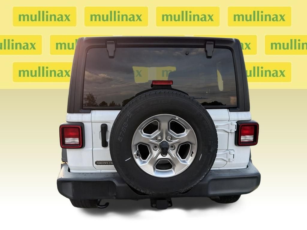 Used 2021 White Jeep Unlimited Sport image 8