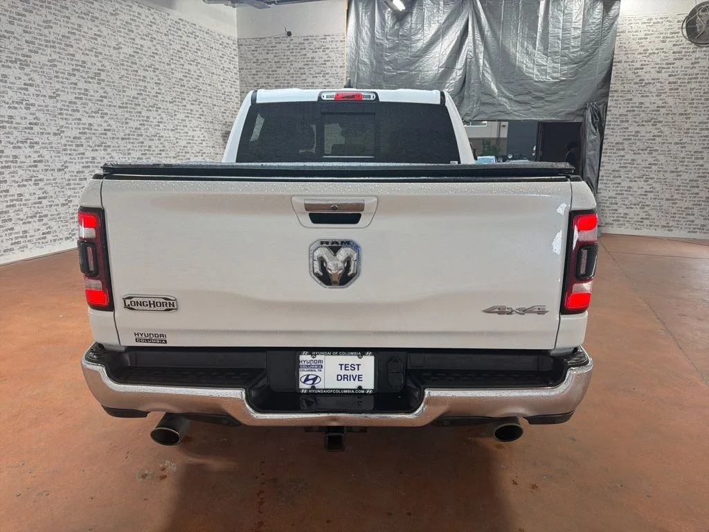 Used 2022 Ivory White Tri-Coat Pearlcoat Ram Laramie Longhorn image 6