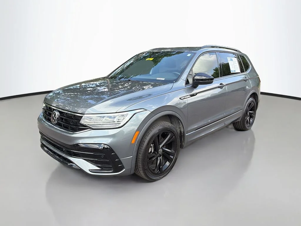 Used 2023 Platinum Gray Metallic Volkswagen SE R-Line Black image 3