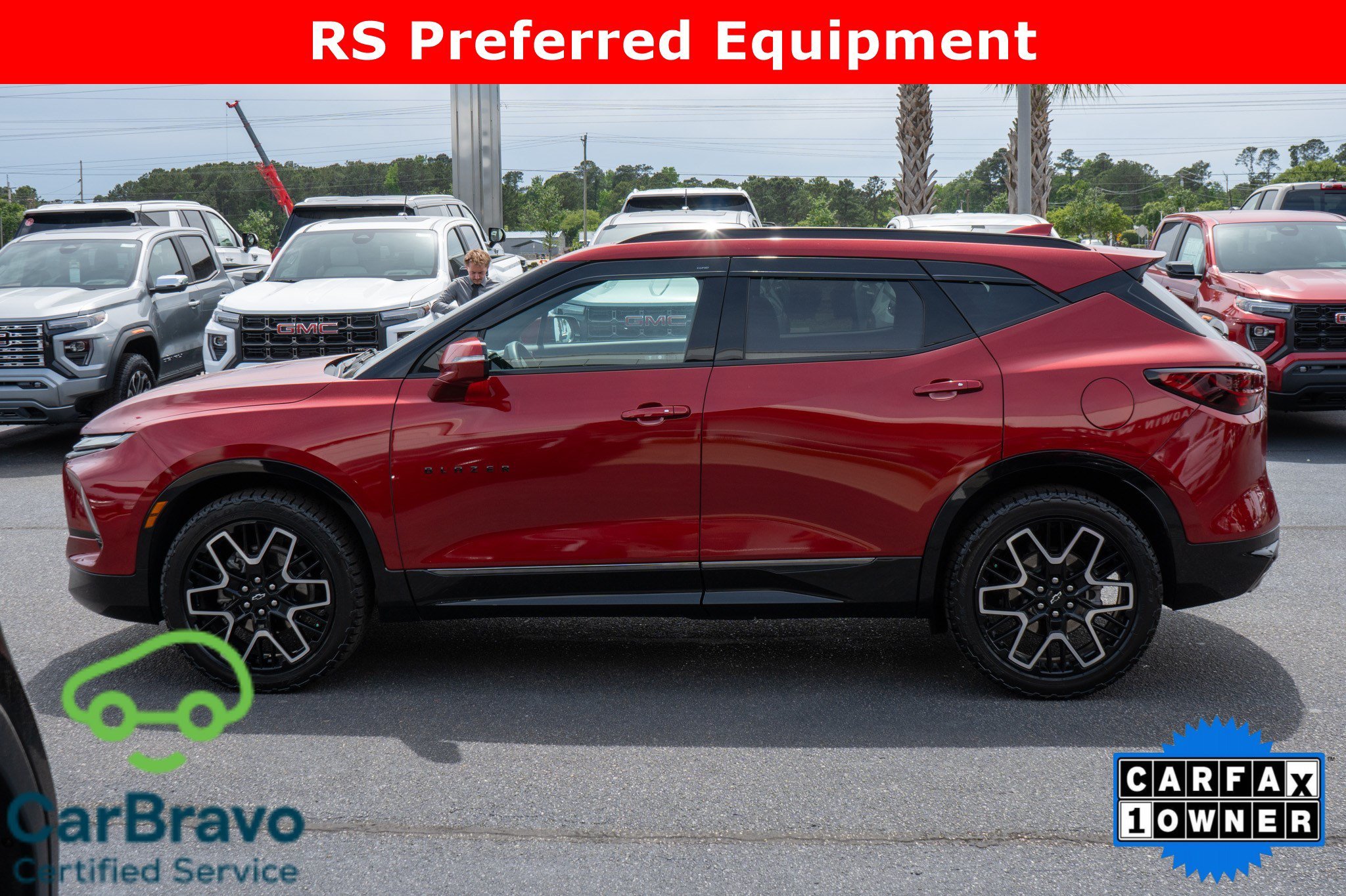 Used 2023 Radiant Red Tintcoat Chevrolet RS image 6