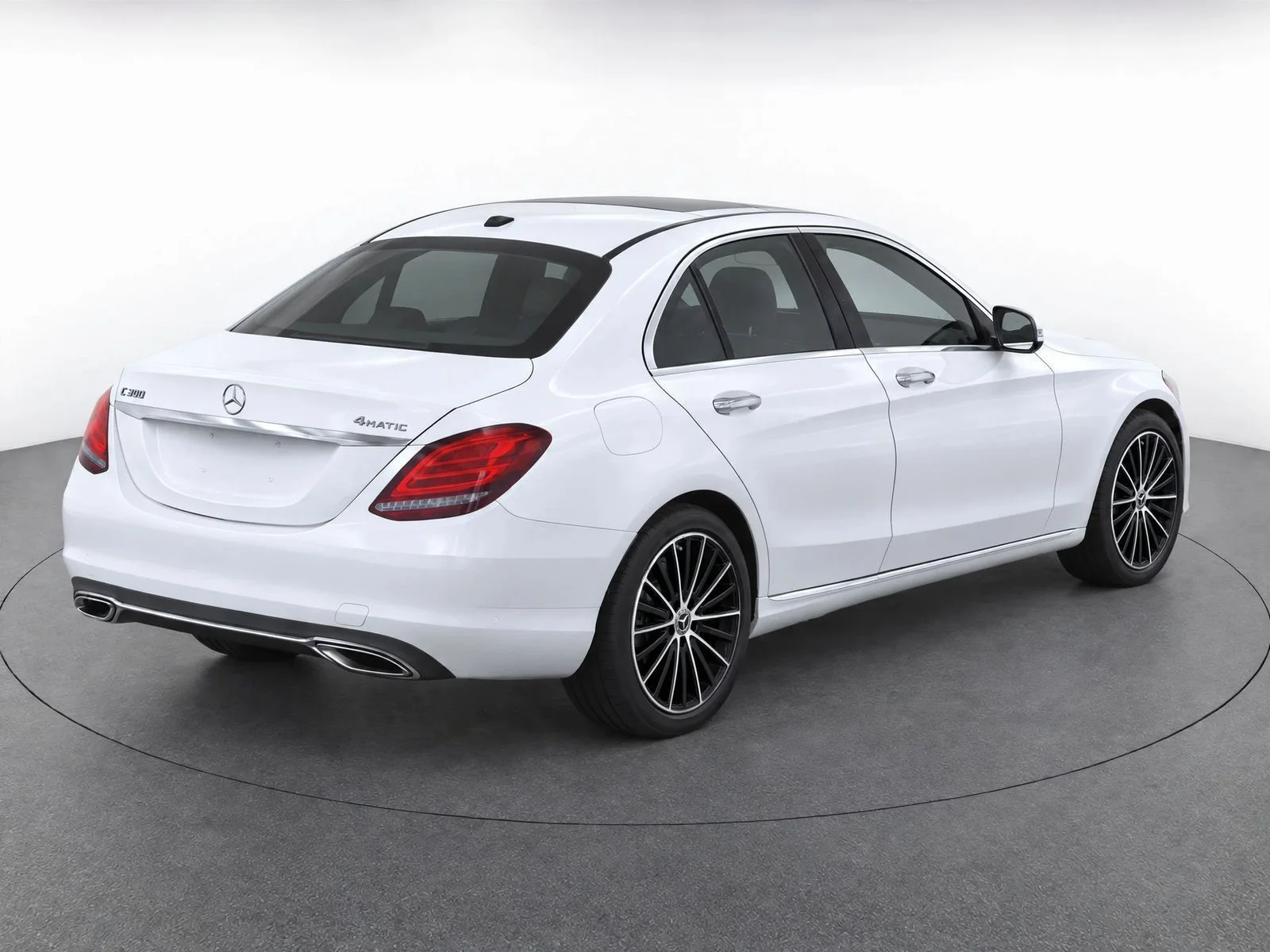 Used 2019 Polar White Mercedes-Benz C300 4MATIC® image 3