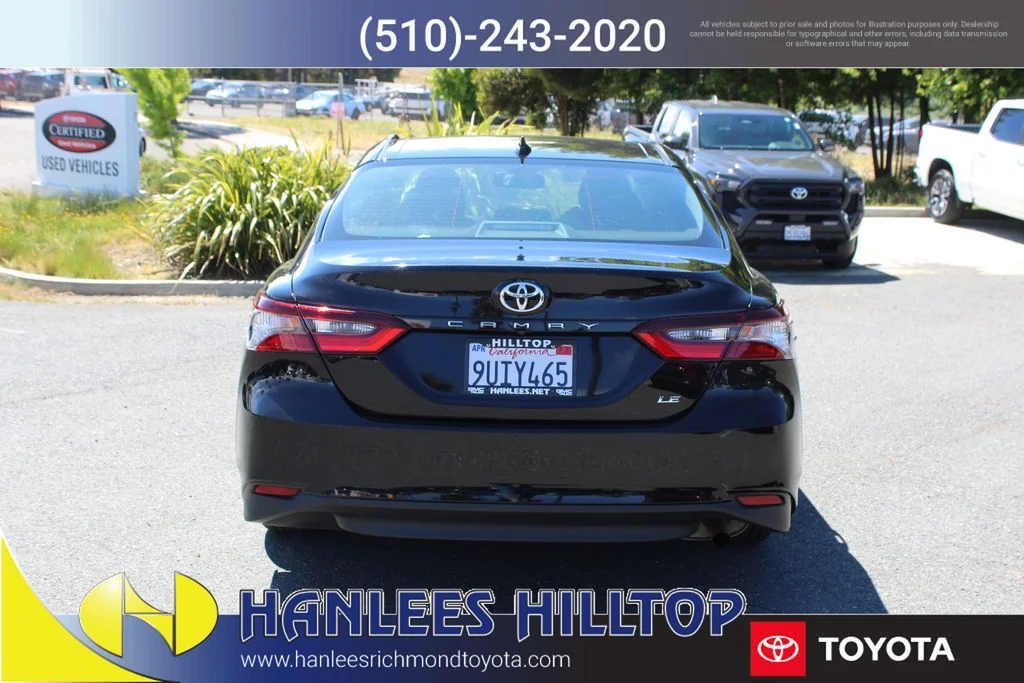 Certified Used 2023 Black Toyota LE image 8