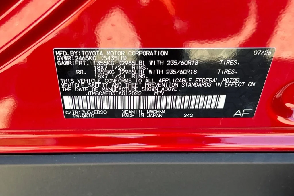 New 2026 Supersonic Red <sup>1</sup> Toyota  XLE image 28