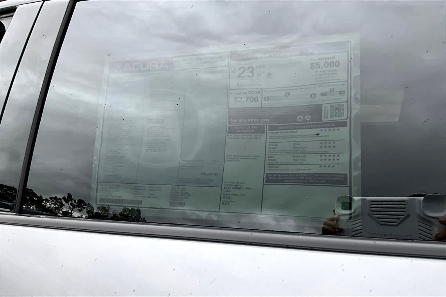 New 2026 Solar Silver Metallic Acura w/A-Spec Advance Package image 22
