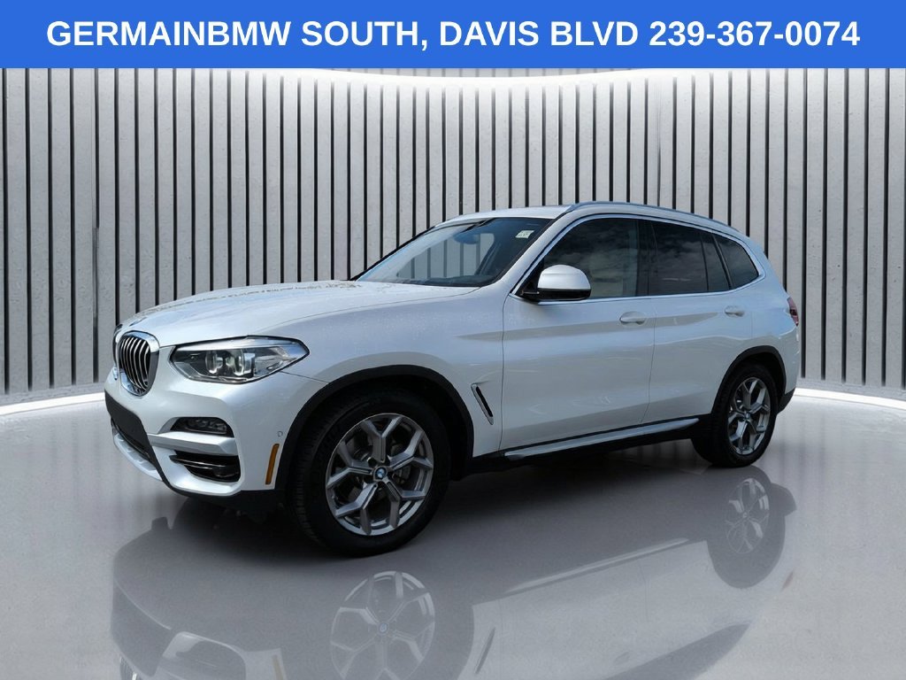 Used 2021 Mineral White Metallic BMW sDrive30i image 1