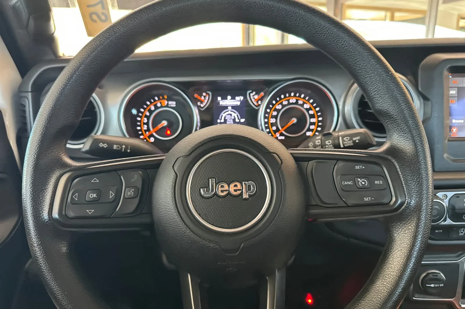 Used 2022 Bright White Clearcoat Jeep Sport image 23