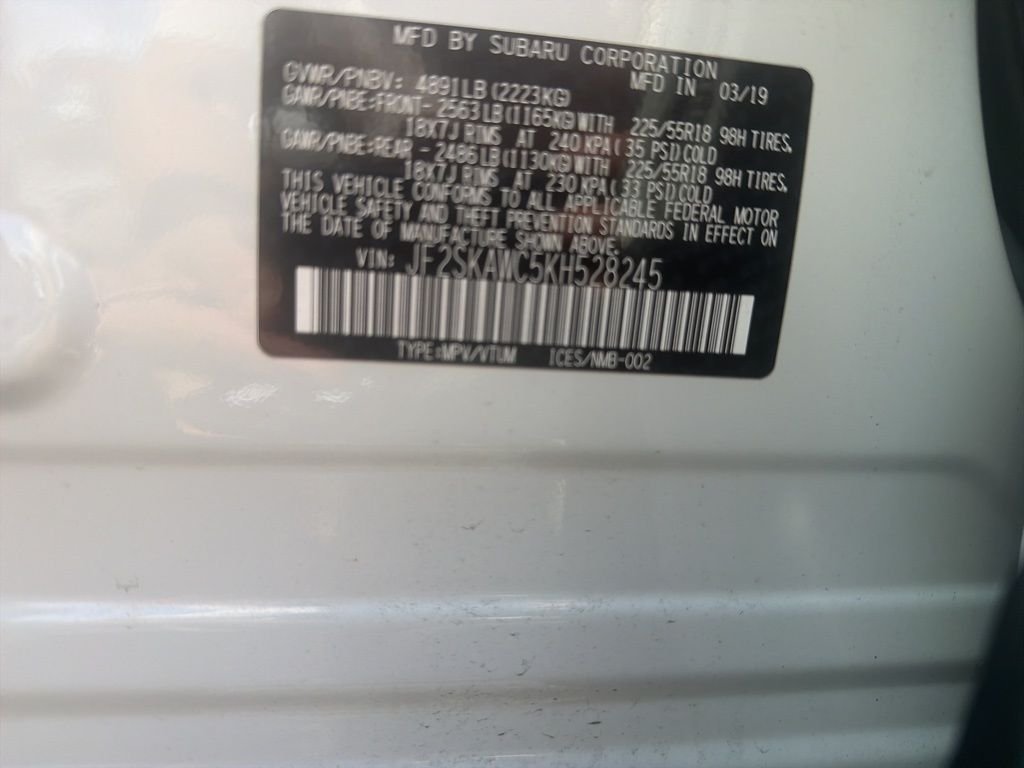 2019 Subaru Forester Touring