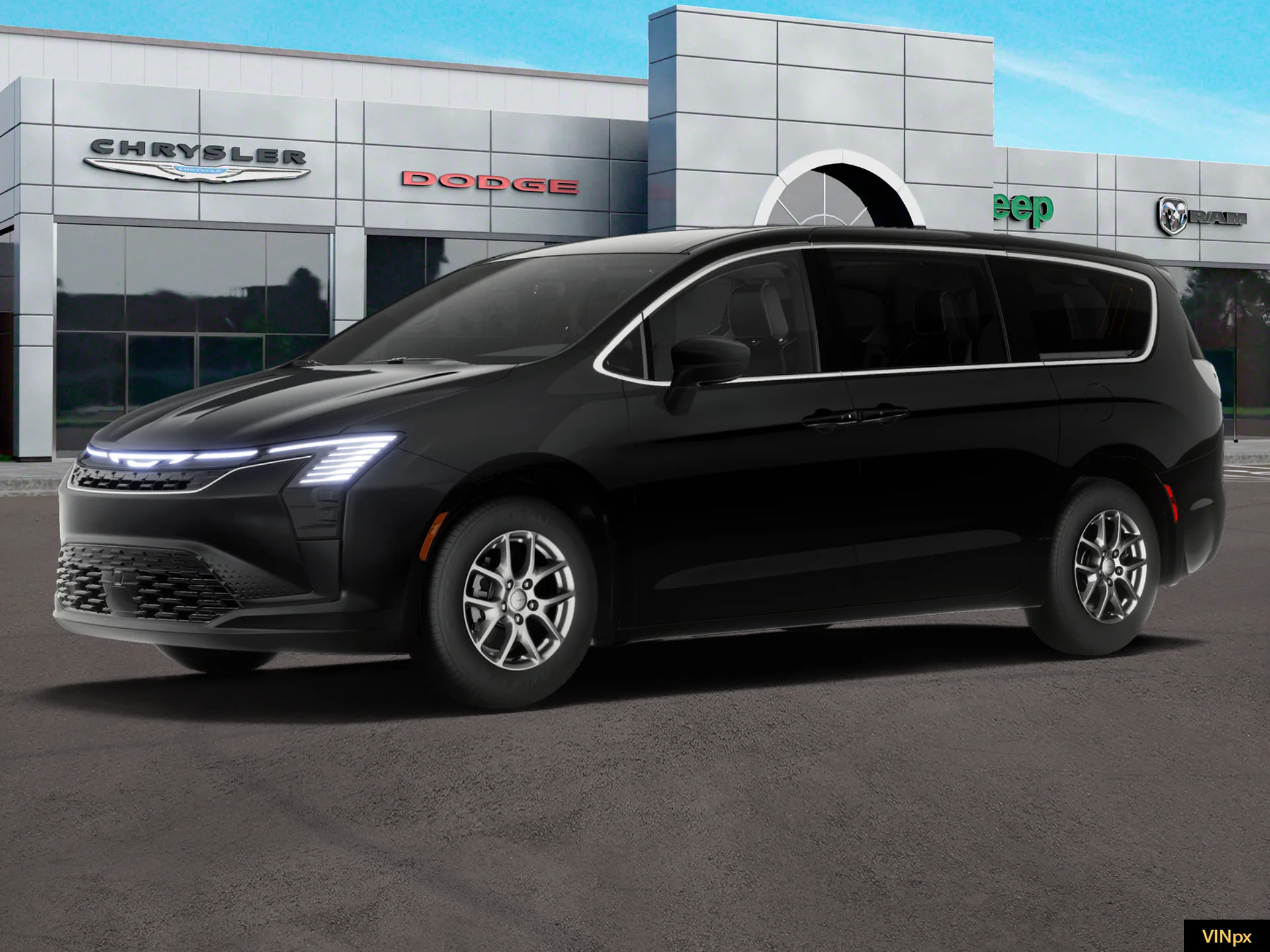 New 2027 Diamond Black Crystal Pearlcoat Chrysler Select image 2