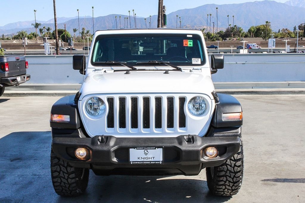 Used 2020 Bright White Clearcoat Jeep Sport S image 3