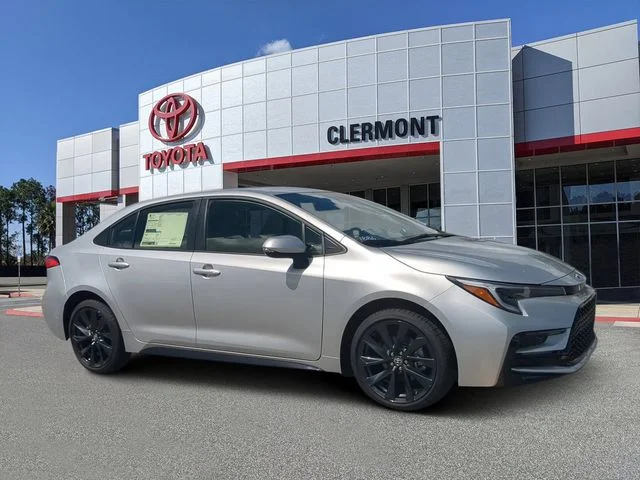 New 2026 Classic Silver Metallic Toyota Hybrid SE image 1