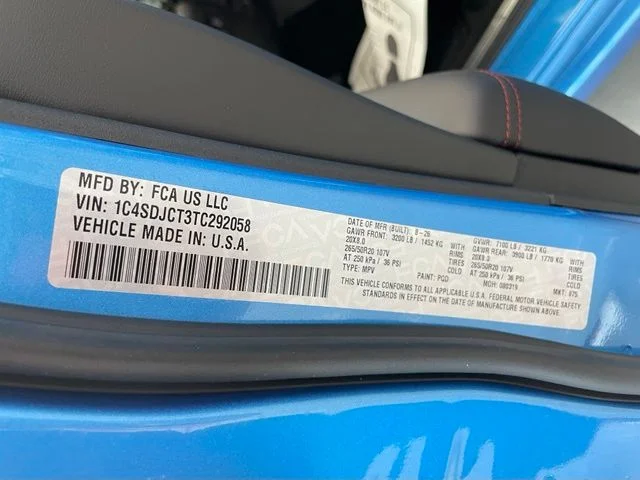 New 2026 B5 Blue Exterior Paint Dodge GT Plus HEMI V8 image 28