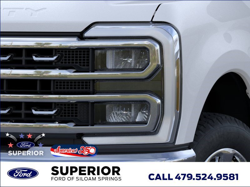 New 2026 Star White Metallic Tri-Coat Ford LARIAT image 2