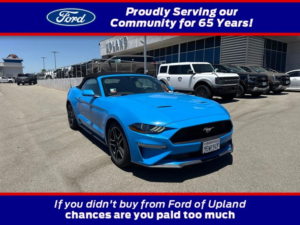 Used 2023 Grabber Blue Ford EcoBoost Premium image 1
