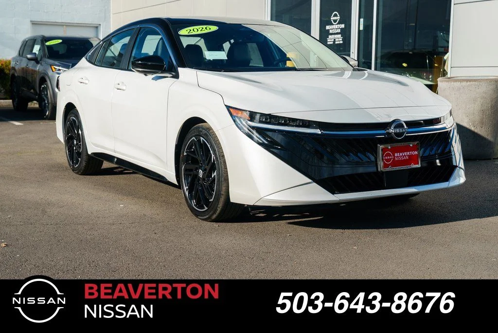 New 2026 Aspen White TriCoat / Super Black Two-tone Nissan SR image 1