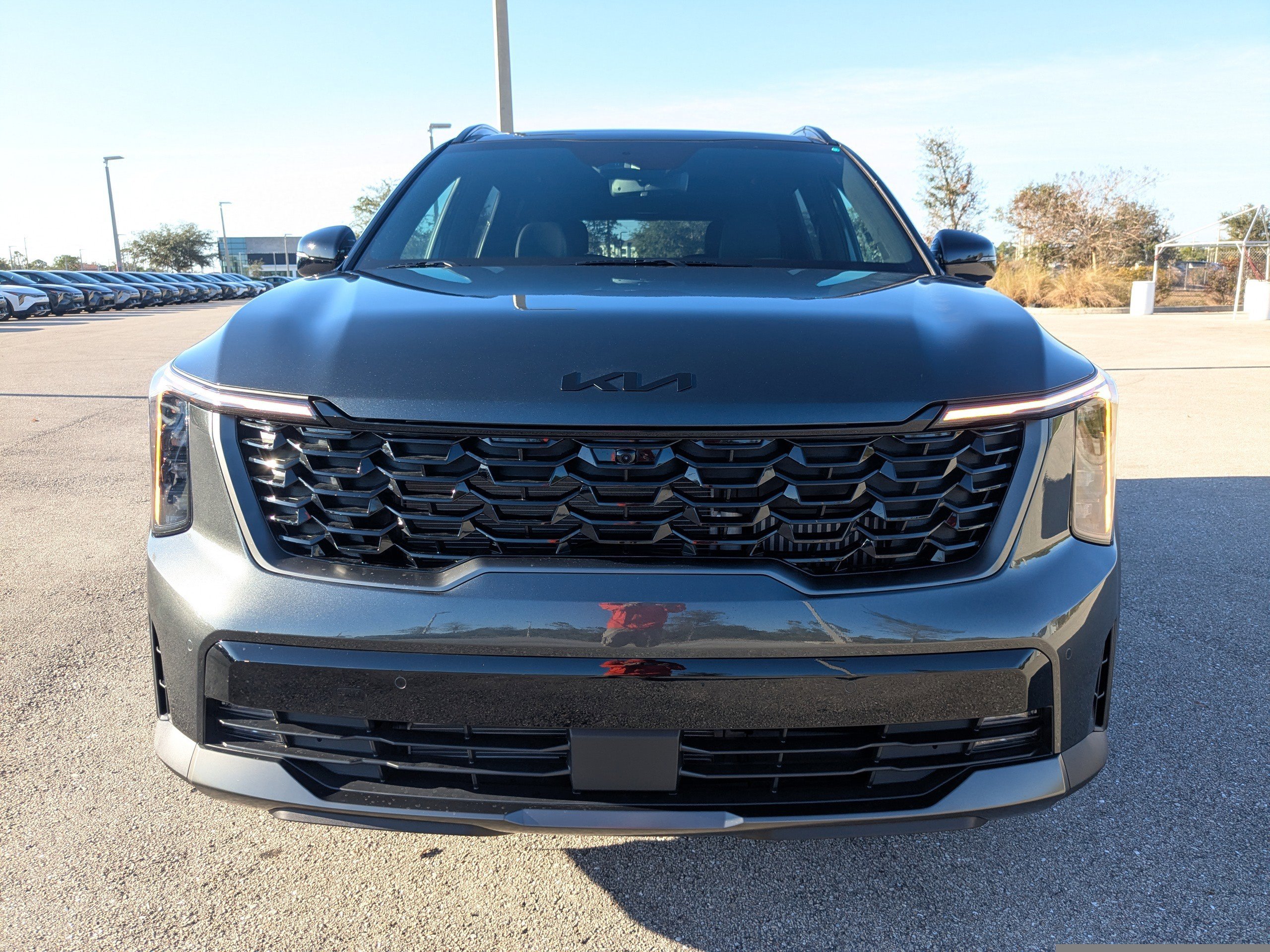 New 2026 Interstellar Gray Kia X-Line SX Prestige AWD image 3