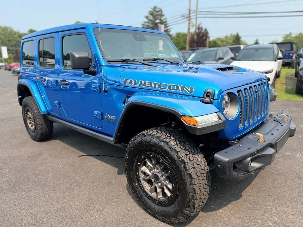 Used 2021 Hydro Blue Pearlcoat Jeep Rubicon 392 Unlimited 4x4 w/ Sky One-Touch Power Top image 2