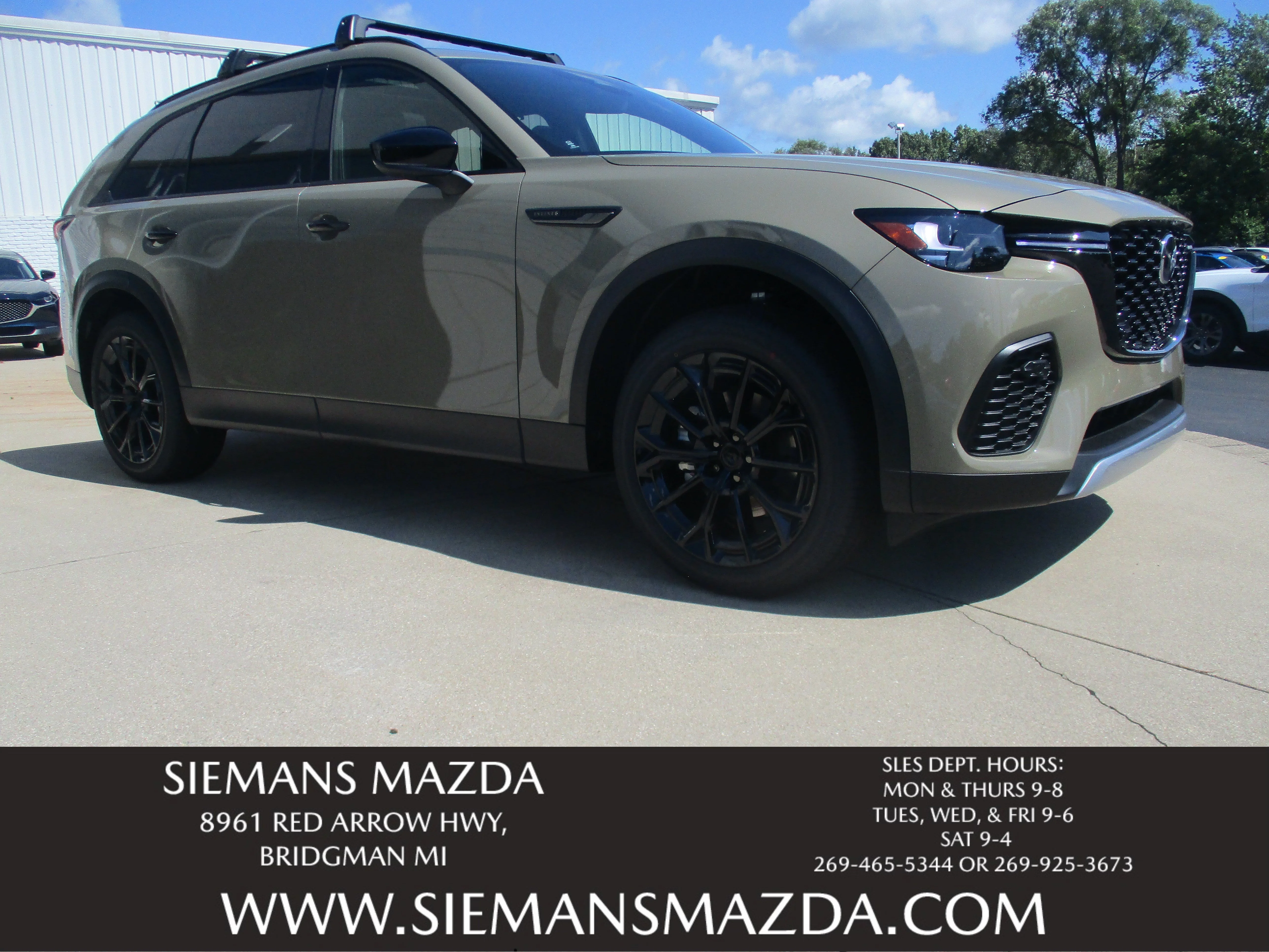 New 2026 Zircon Sand Metallic Mazda 3.3 Turbo Premium Plus AWD image 1