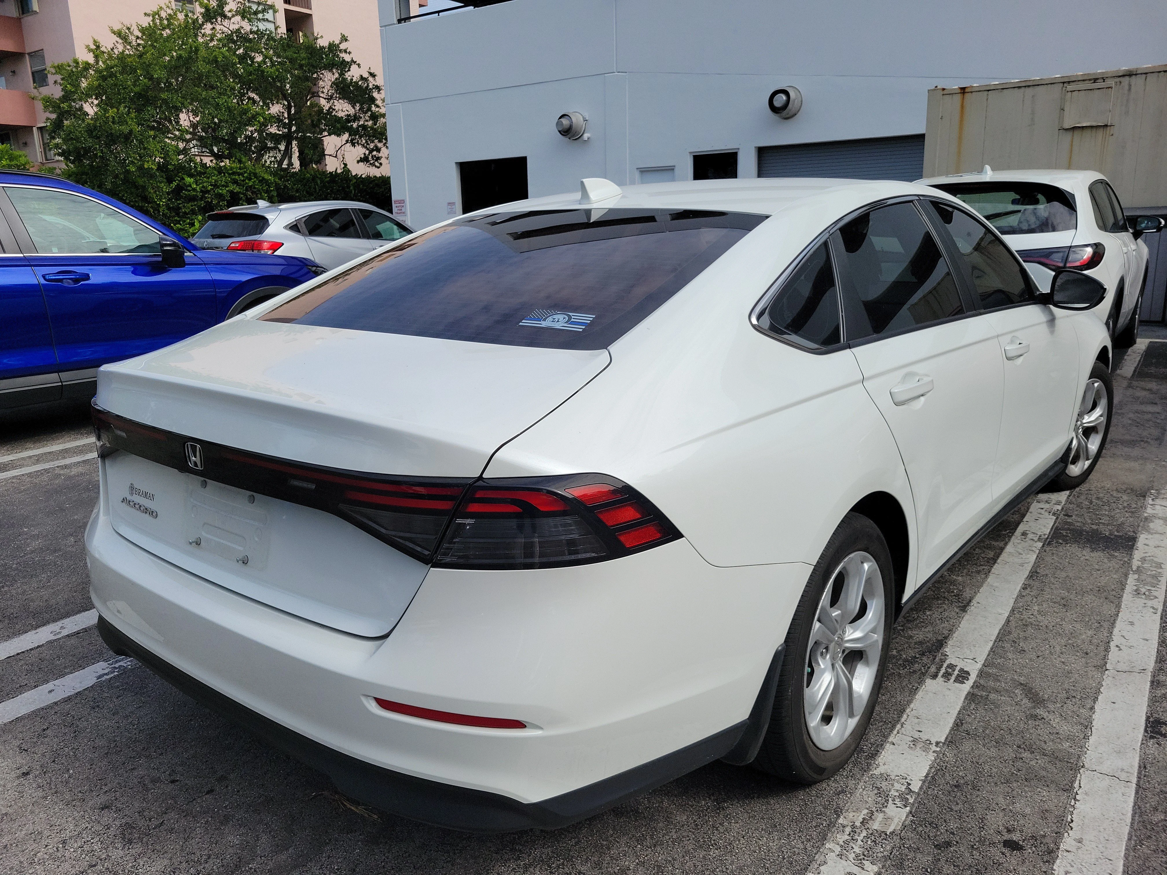 Certified Used 2024 Platinum White Pearl Honda LX image 3