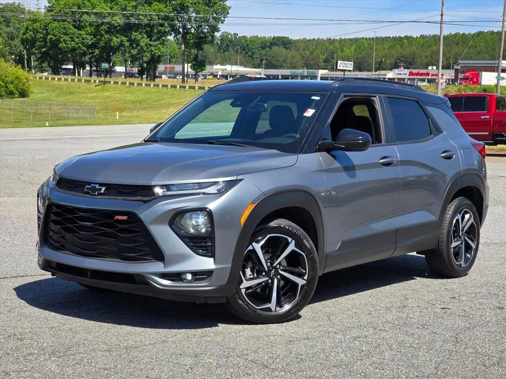 Used 2021 SATIN STEEL METALLIC Chevrolet RS image 2